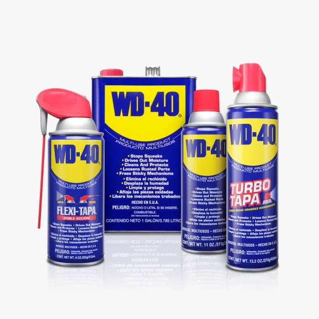 Productos WD-40 multiusos y Turbo Tapa